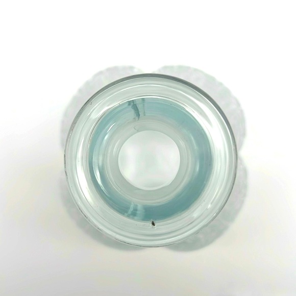 Vintage Paden City Glass Spring Orchard Decanter Frosted and Etched 4 Lobe c1930 - Picture 6 of 12